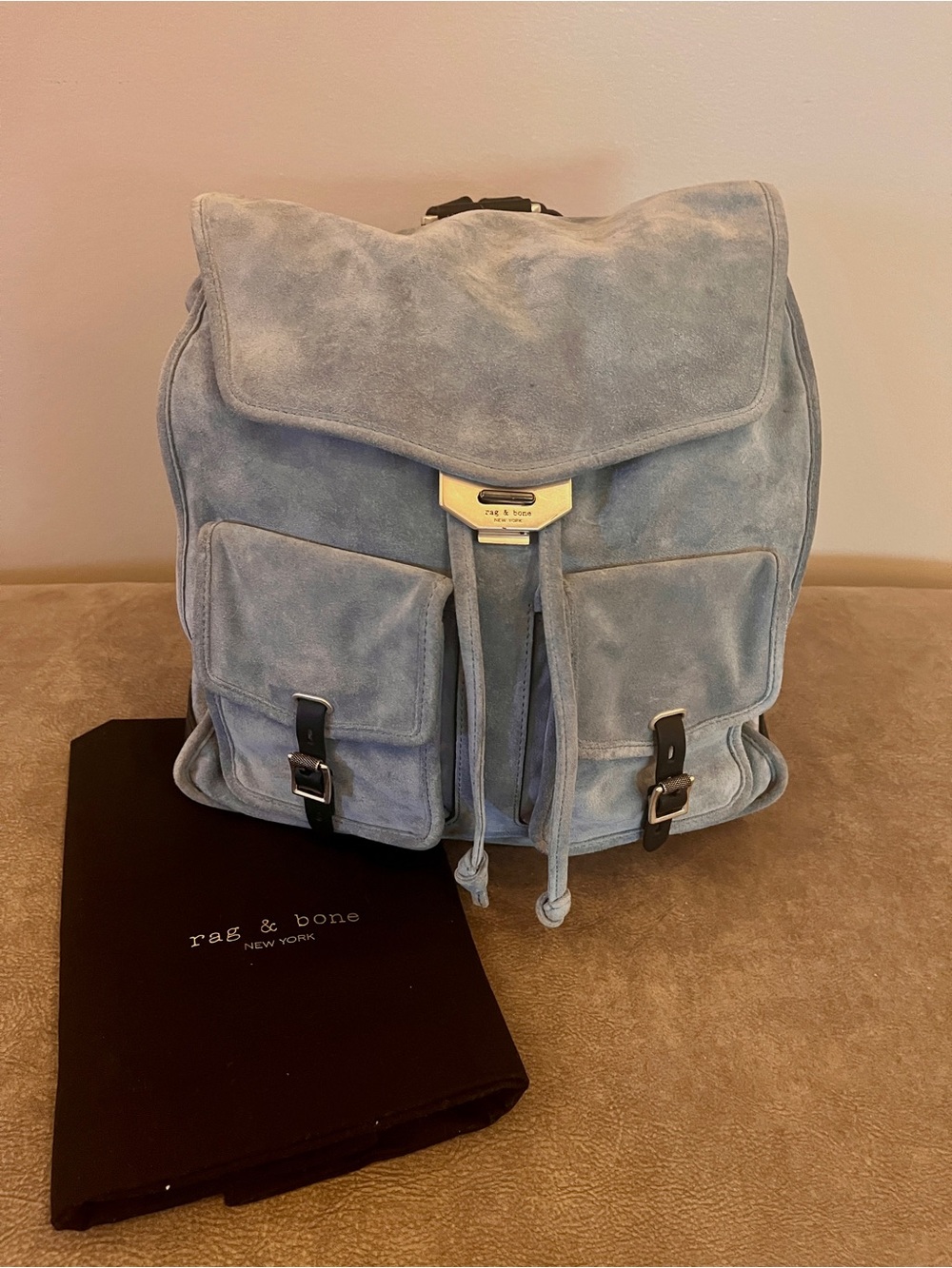 rag & bone Suede Field Backpack